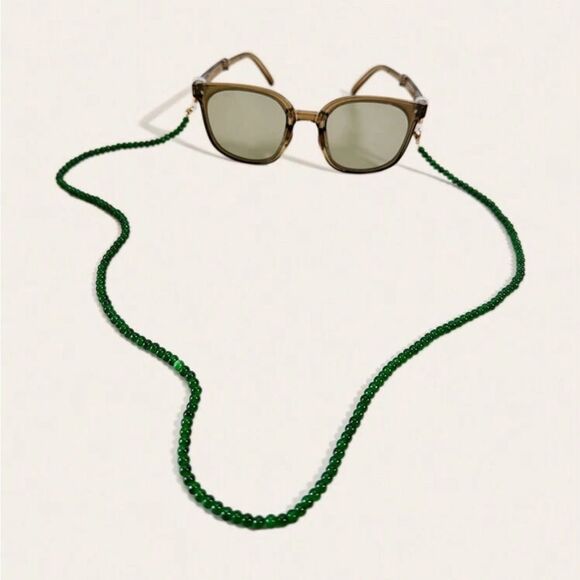 Anthropologie Accessories - Green Beaded Sunglasses Chain Q8